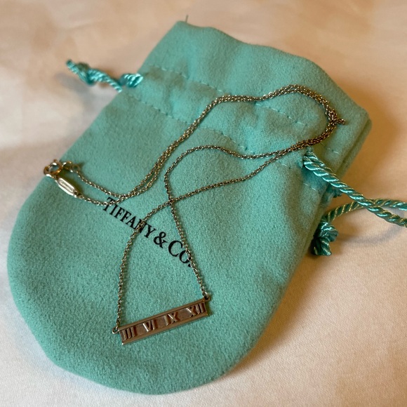Tiffany&Co. Atlas Collection 925 Bar Necklace - Picture 3 of 7